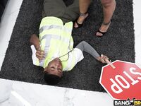 Rose Monroe - Crossing Guard Fucks a Big Butt