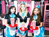 Aria Valencia , Nicole Aria, Riley Reign - Soda Pops and Mil